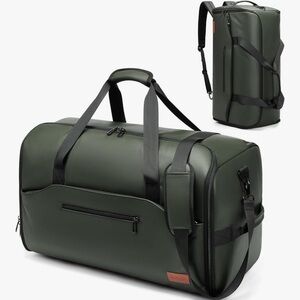 Olive Green Garment Bags Travel 45L Carry-on Convertible Garment Duffle bag